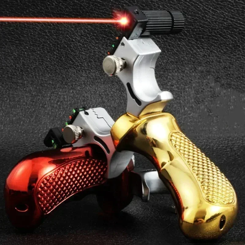 Laser Shooting Slingsshot High Precision Sling Outdoor Hunting Slingshot for Hunting High Precision Catapult Tirachinas Caza 3