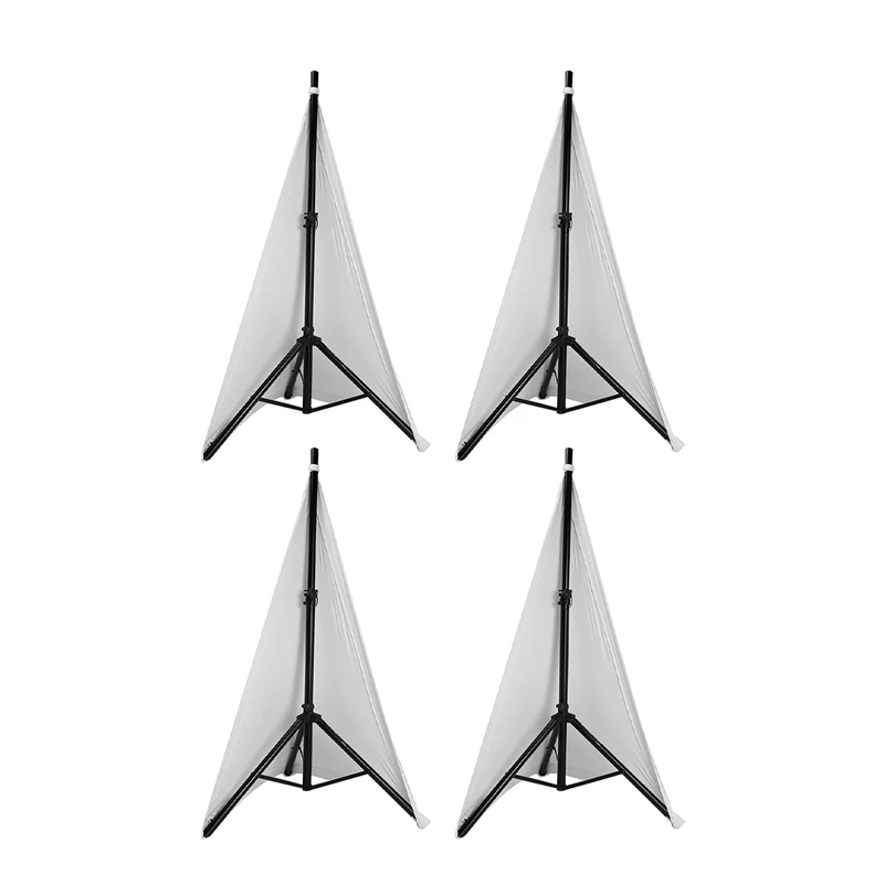 

Universal Dj Light Speaker Stand Cover Double Sided Tripod Stand Skirt Scrim Cover Stretchable Material,4Pcs