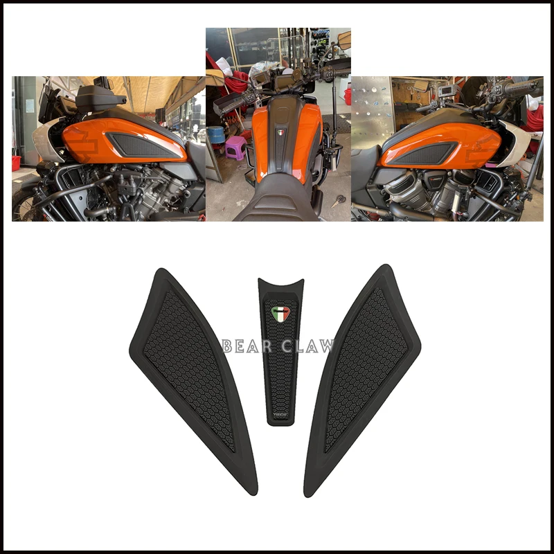 For Harley pan america1250adv anti slip sticker Pan American 1250 fuel tank sticker 2022 new sticker Motorcycle Tank Knee Pad