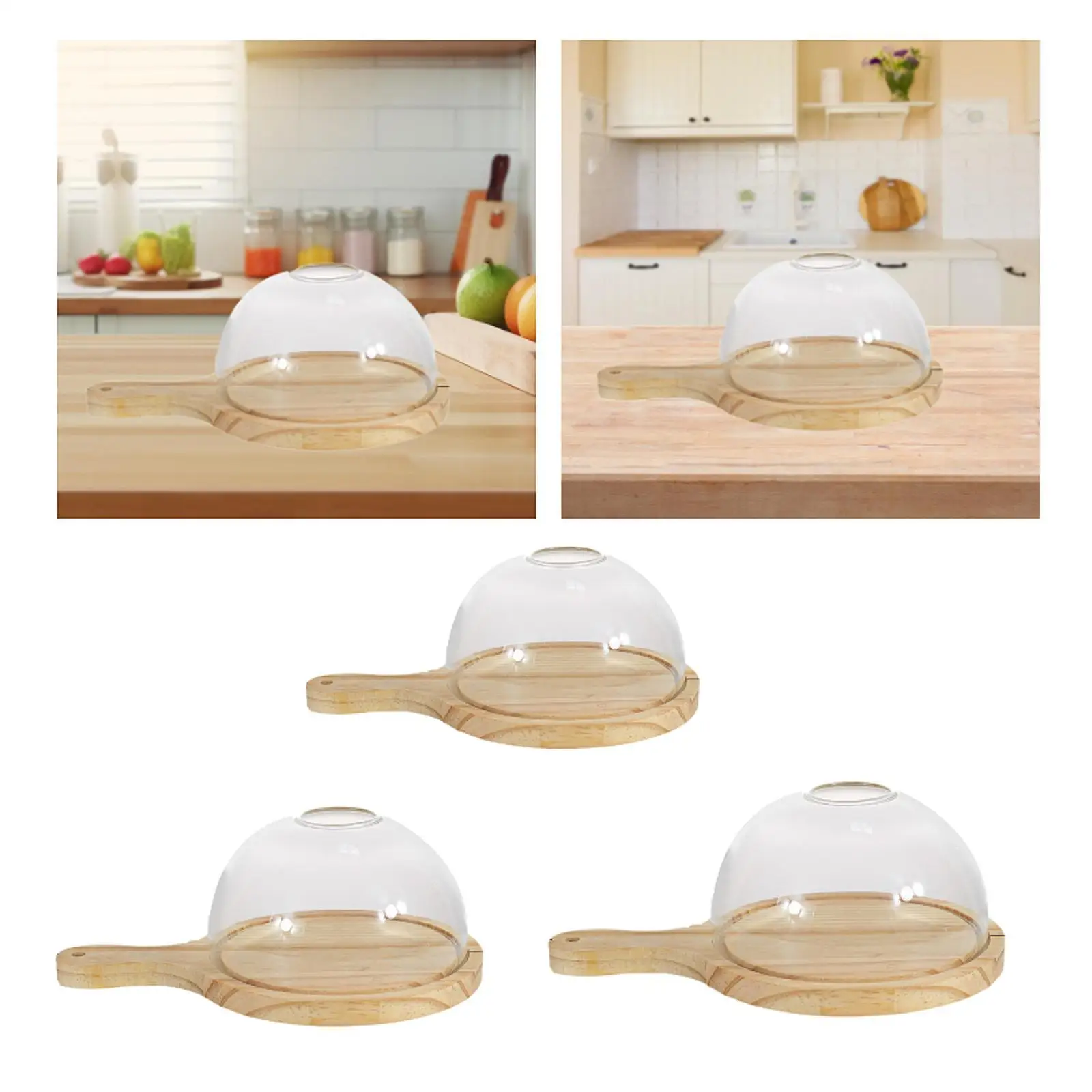 Glasse Smoker Accessory Smoking Cloche for Plate Bowl Lid Clear Cocktails Drinks Foods Portable Hotel Smoking Cover Dome