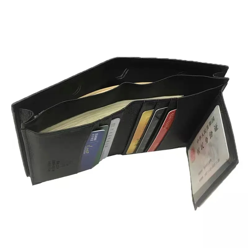 Thailand Genuine Stingrary Skin Male Short Clutch Wallet Authentic Real Stingray Leather Men's Small Trifold Wallet Card Holders 4