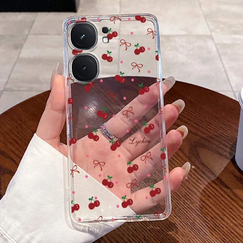 Aesthetic Fashion Cute Cat Soft Silicone Transparent Phone Case Cover