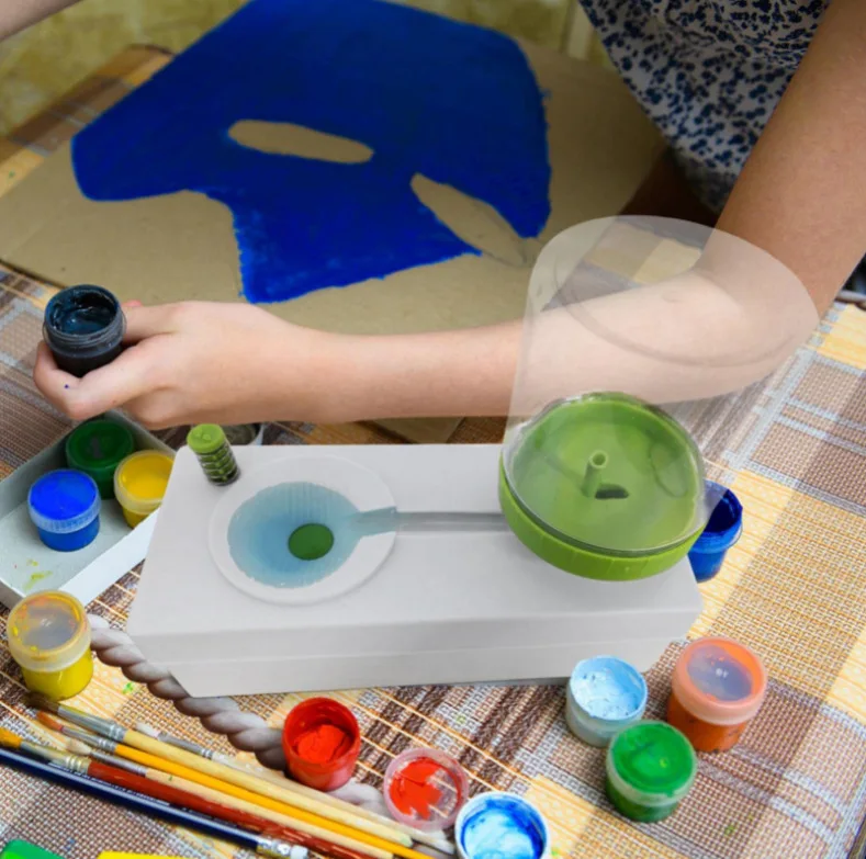 Oil Brush Washer Paint Brushes Cleaner Art Bucket Paint Brush Washer Clean Brushes Watercolor Bucket Wash Paint Hobby 5