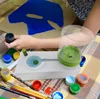 Oil Brush Washer Paint Brushes Cleaner Art Bucket Paint Brush Washer Clean Brushes Watercolor Bucket Wash Paint Hobby 5