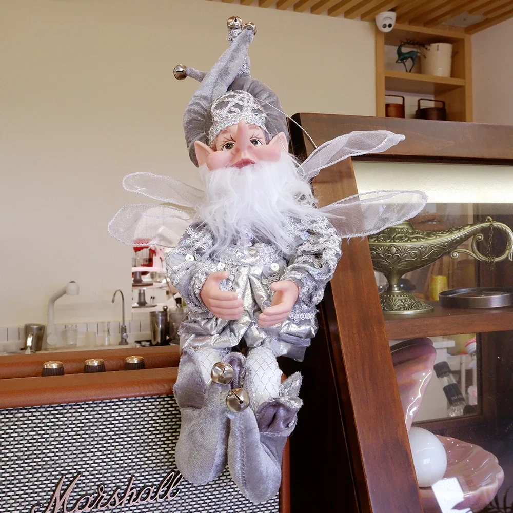 Festive 50cm Elf Doll Christmas Ornament - Perfect for Home Decor & Holiday Gifts