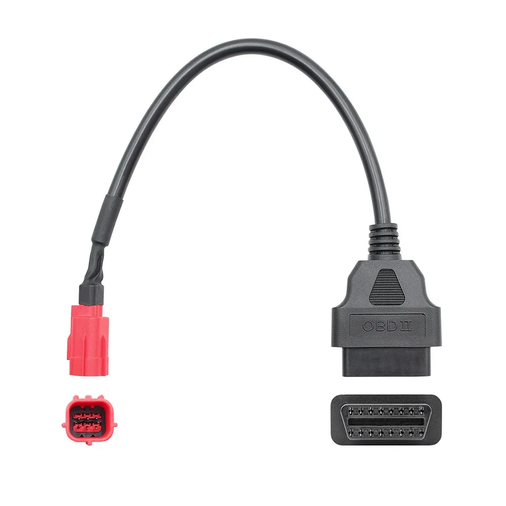 

OBD 16pin to 6 pin for Honda Motorcycle 6 Pin Cable Auto Diagnostic Scanner Adapter Cable Diagnostic Connector for motorbike