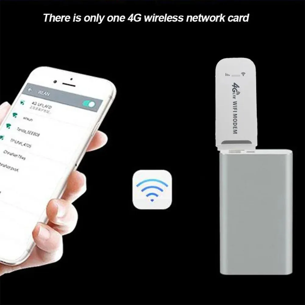 High-Speed 4G LTE Wireless USB WiFi Adapter and Modem Stick