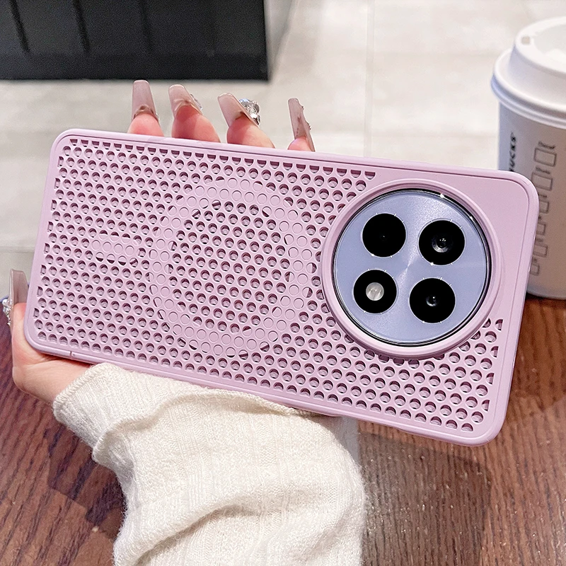Heat Dissipation Breathable Mesh Shockproof Matte Hard Back Cover