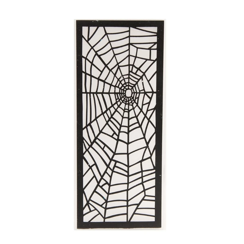 Plastic embossing folder embossing folder Q1JB Halloween spiderweb embossing templates embossing folder stencils DIY