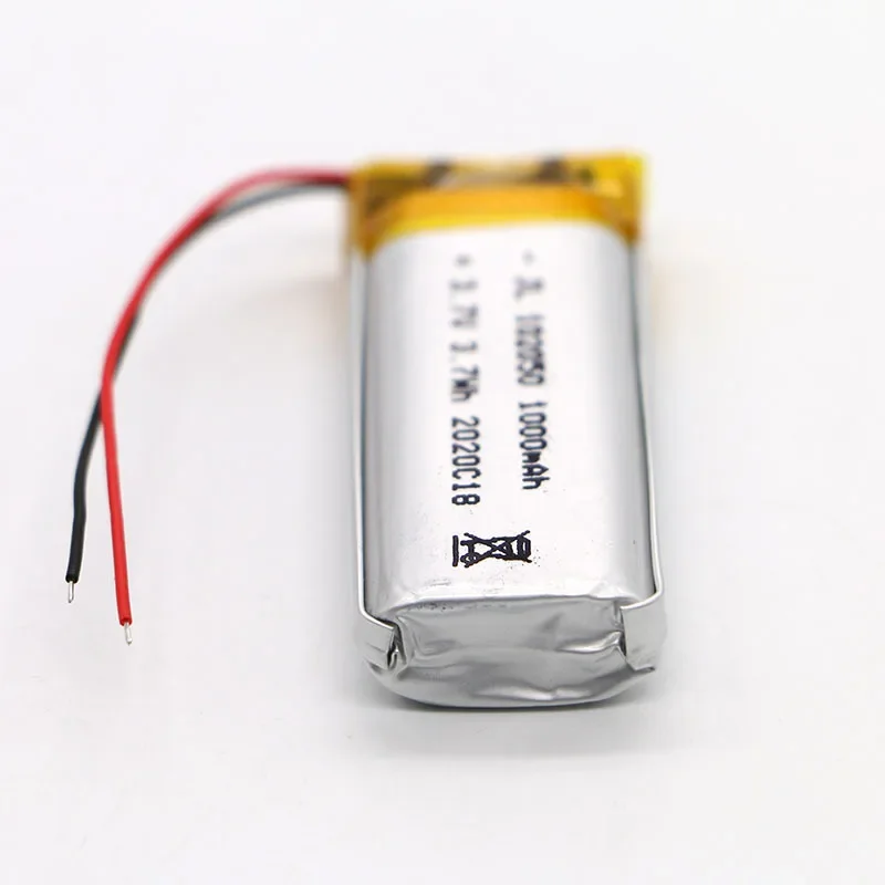 Bateria Recarregável do Lítio do Polímero Orador de Bluetooth do Uav Ph2.0 Plugue 2p Masculino 3.7v 1000mah 102050 Novo - Image 4