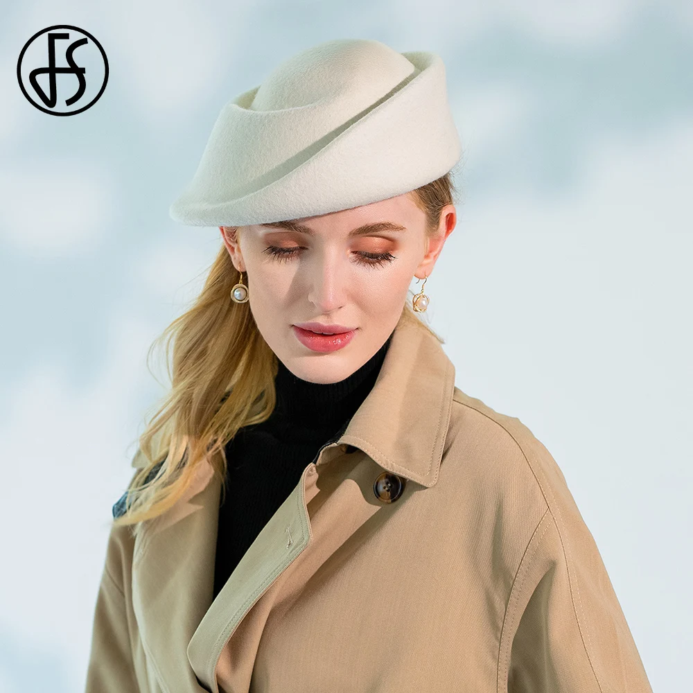 Chapeau Butterme Pillbox - En voile et laine - Fascinateur avec nœud à clip - Style rétro