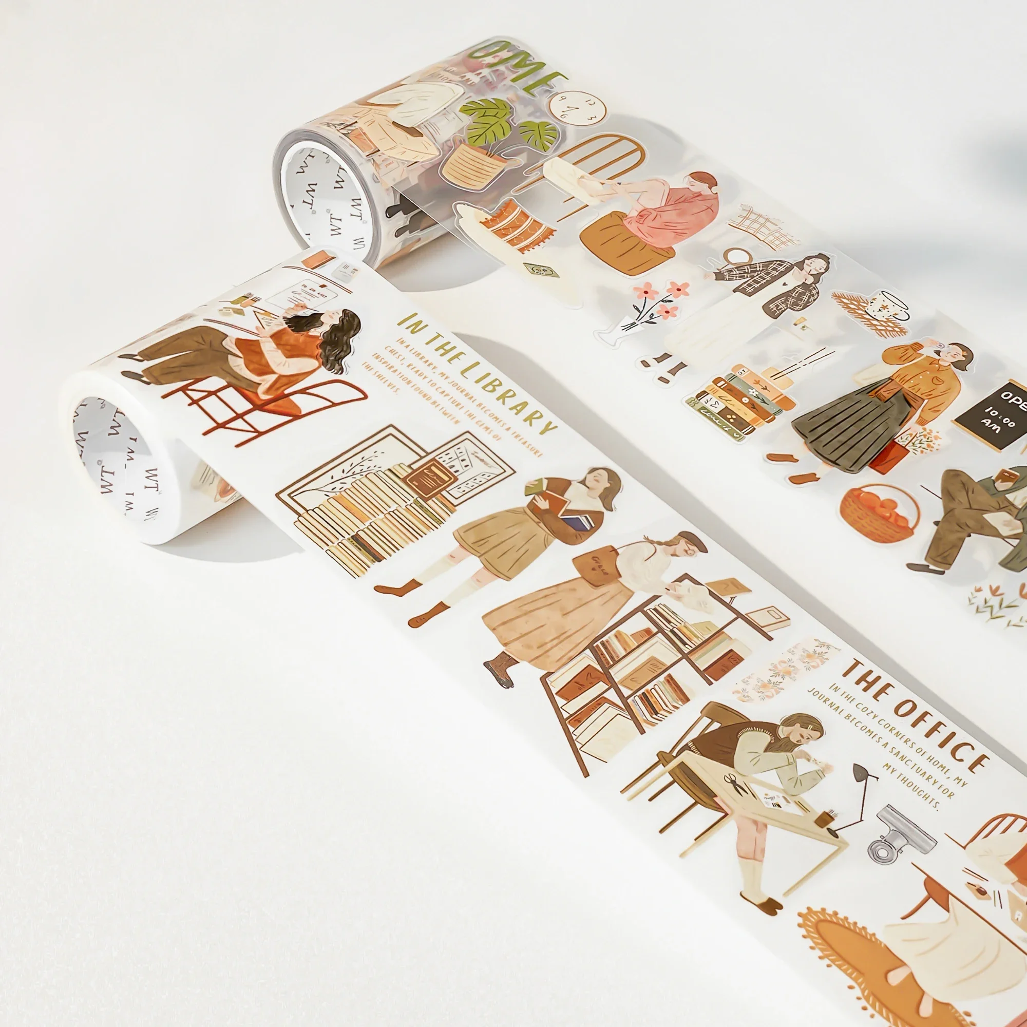 WT 저널 데이 다이컷 모리 저널 PET 와시 테이프