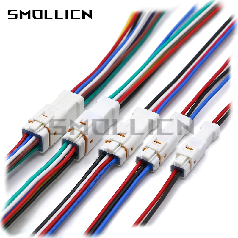 1 Pz 2 3 4 6 8 Pin Jwpf Auto Impermeabile Connettore Elettronico Presa Cablaggio Maschio Femmina Butt Plug Per Benz Bmw Jst-02T