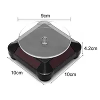 Présentoir rotatif à 360 degrés, alimenté par énergie solaire ou batterie, montre, bagues, colliers, support de bijoux 5