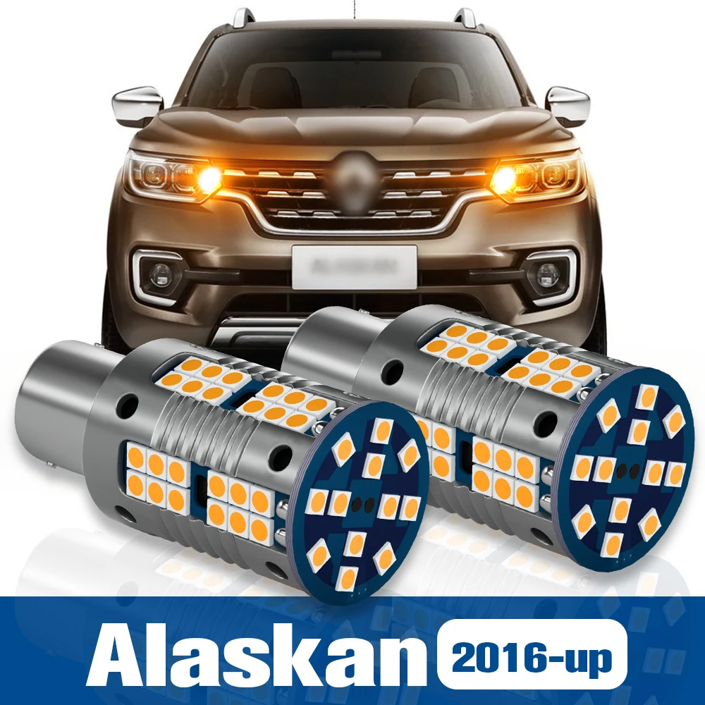 

2pcs LED Turn Signal Light Blub Lamp Accessories Canbus For Renault Alaskan 2016 2017 2018 2019 2020