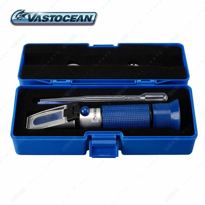 Vastocean Saltwater Refractometer, Optical hydrometer, Salinity Meter for Marine Aquarium, New