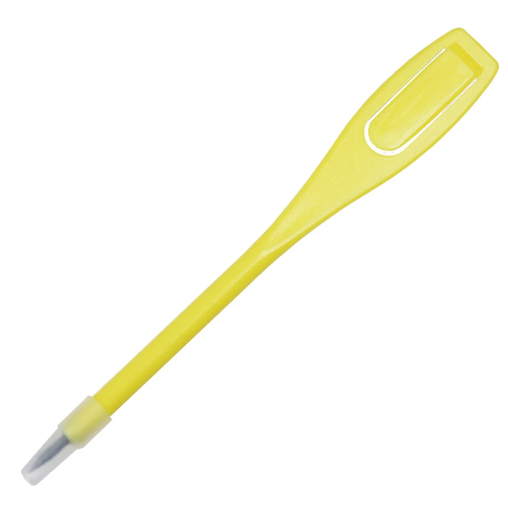 

50pcs Plastic Record Marker Pen Clear Lead Writing Scoring Pen Scorer Pencil (Random Color)