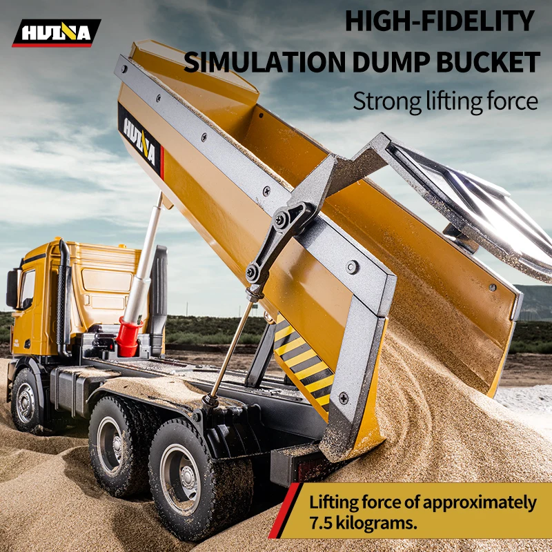 HUINA 1573 RC掘削機ダンプカー ラジコン エンジニアリング車両