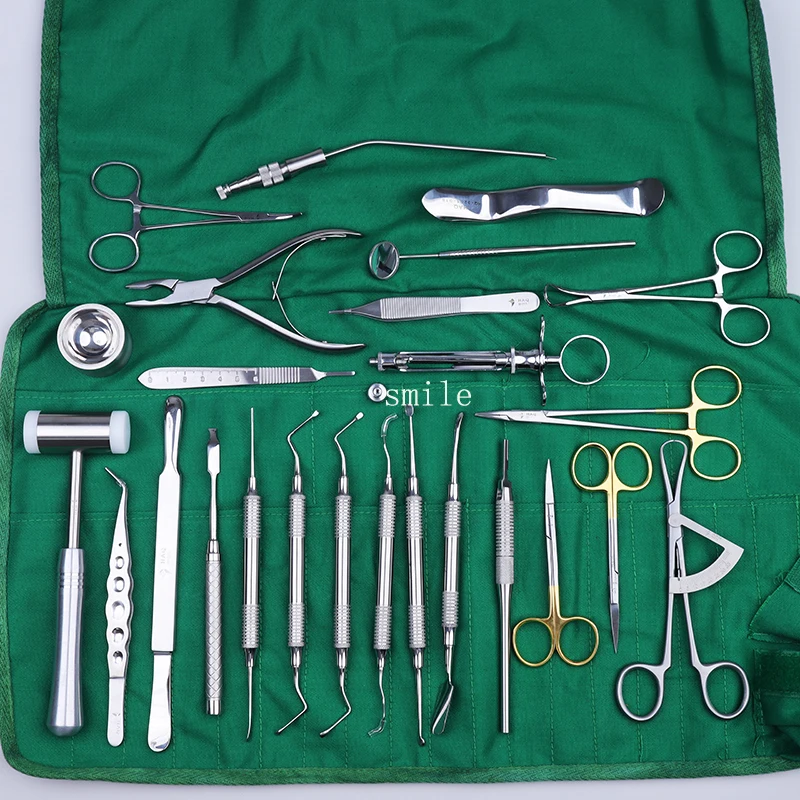 Kit Chirurgical Universel Pour Implants Dentaires – 25 Pièces, Extension Osseuse – DOMO
