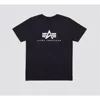 American ALPHA Α Coefficient Industrial Classic LOGO Round Neck Trendy Brand Short-sleeved Unisex Niche Breathable T-shirt 1