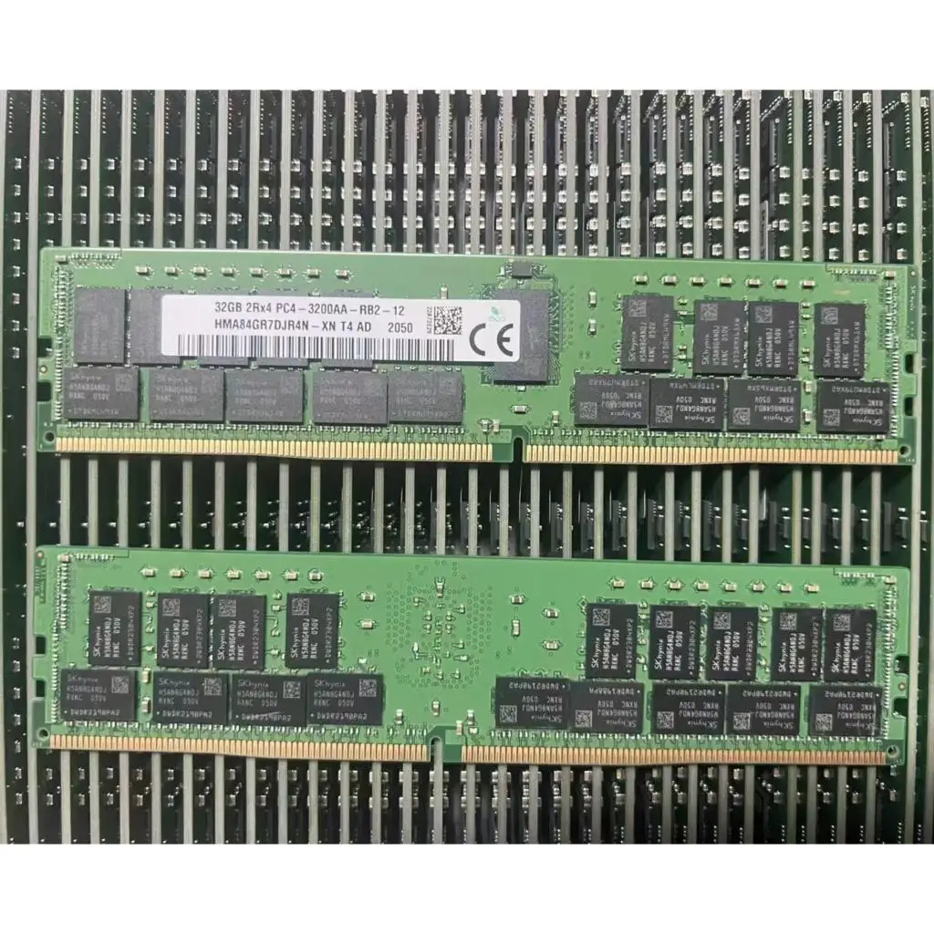 SKhynix 서버 RAM용 PC4-3200AA ECC REG, HMA84GR7DJR4N-XN 32G, 2RX4, 1 개