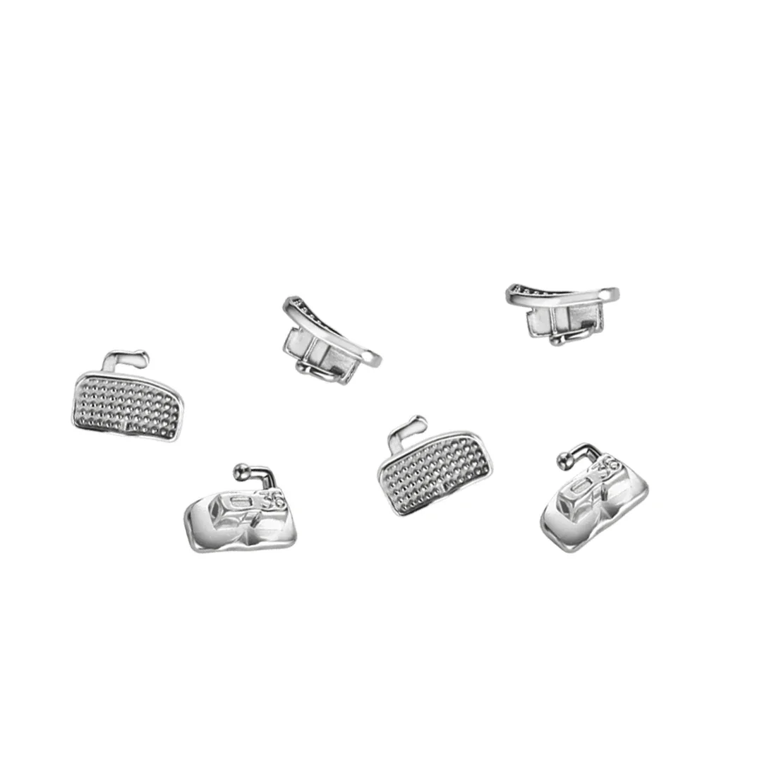 Lot De 4 Tubes Buccaux Collables Orthodontiques Pour 2ème Molaire - Système Roth .022 - Neufs, Sans Marque
