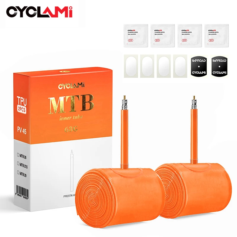 Chambre à Air En TPU Pour VTT 29", 45 Mm Pour Valve Presta