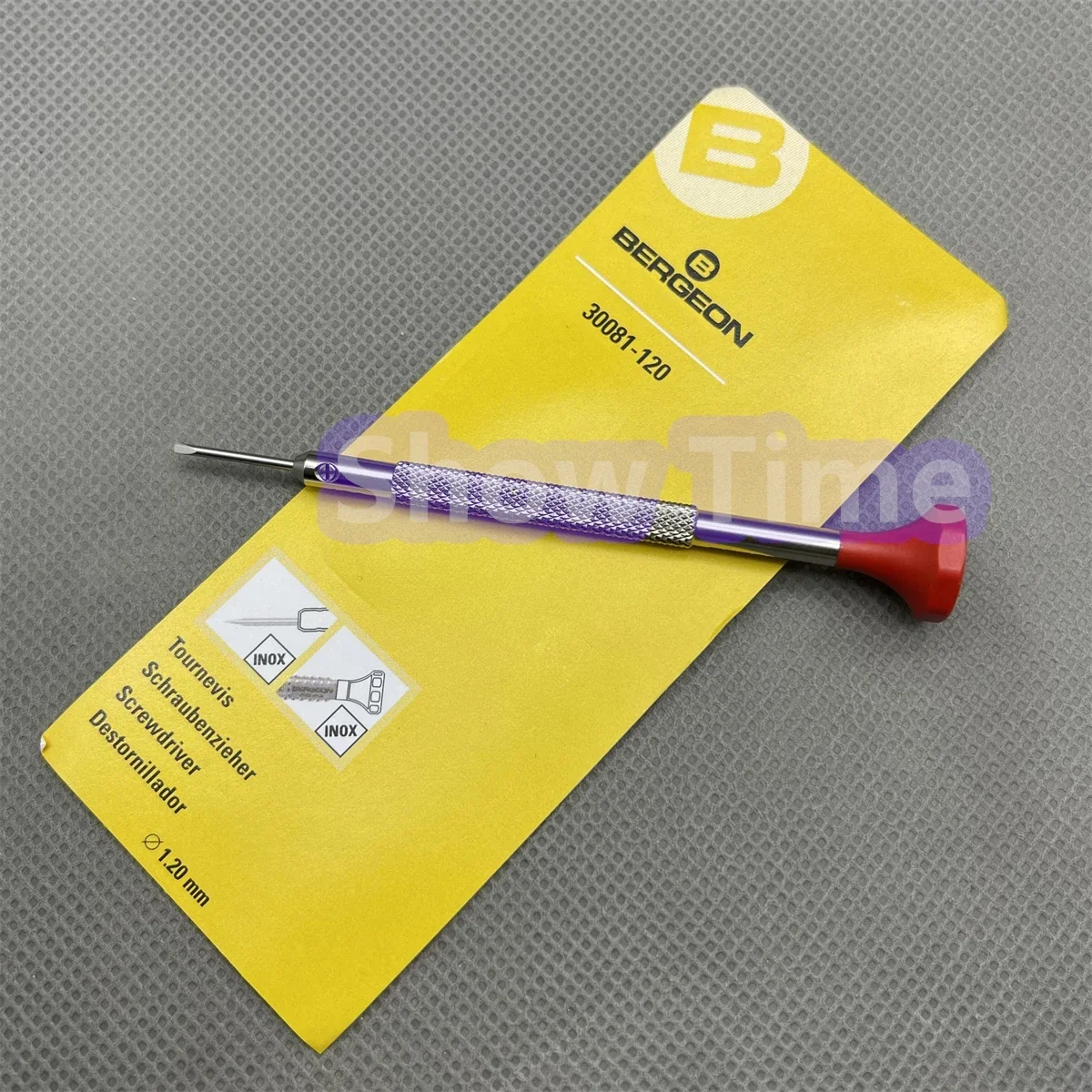 시계 수리 도구 스위스 bergeon 30081 시계 제조 업체용 스테인레스 스틸 드라이버 0.5mm-1.6mm