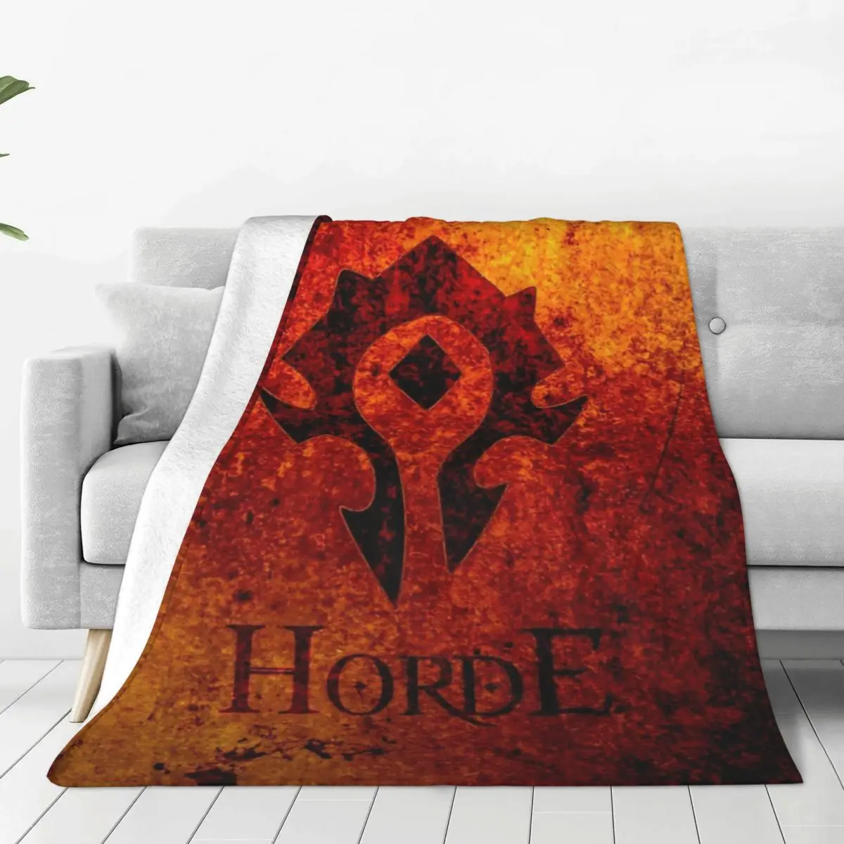 

World Of Warcraft Blankets Fleece Autumn/Winter Breathable Super Soft Throw Blanket for Home Office Bedspreads