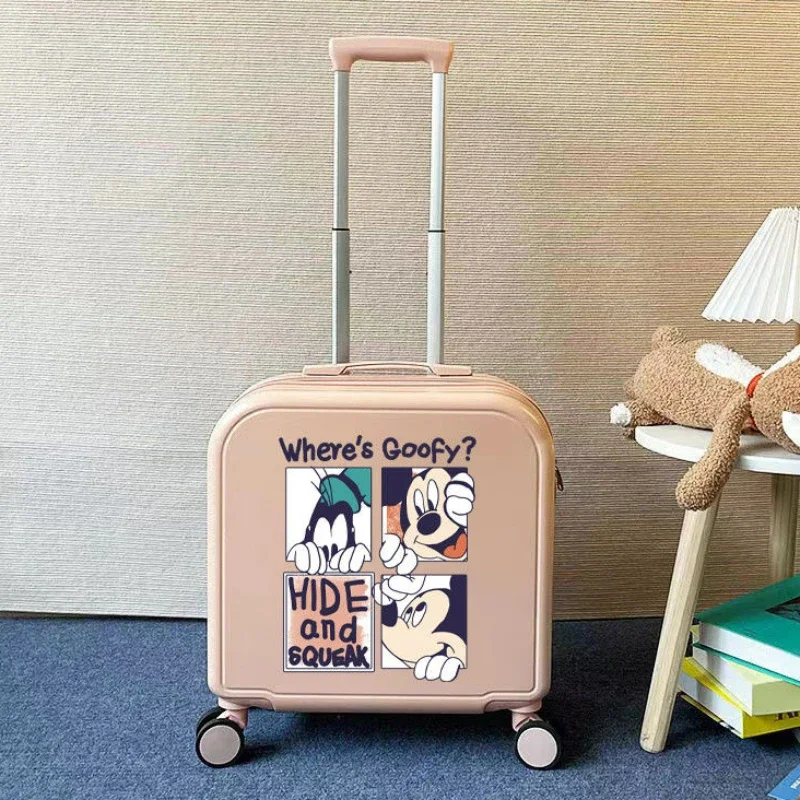 Disney Cartoon rolling luggage Cute boy girls password carry on cabin suitcase kids travel suitcase on wheels Children's gift