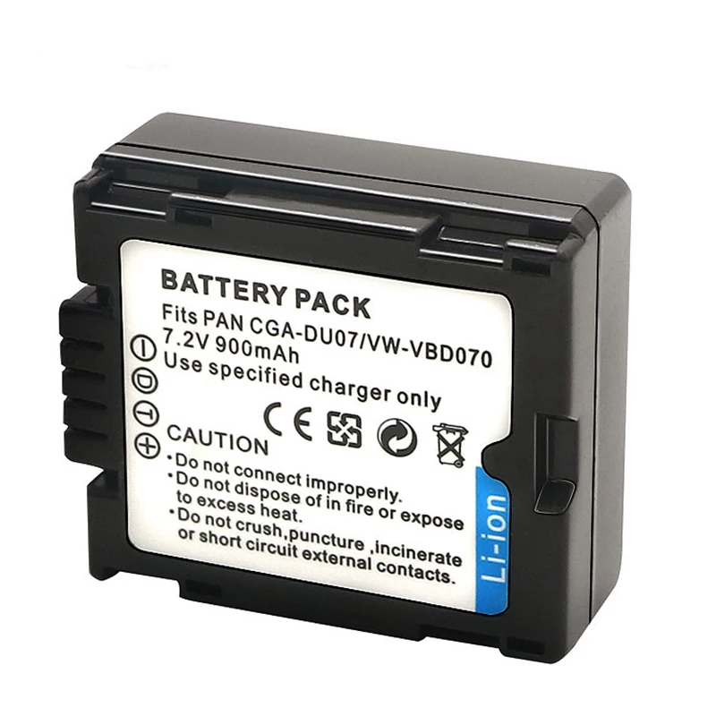 CGA DU07 Camera battery for Panasonic CGA DU06 DU12 DU14 DU21 GS188GK