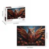 1000 Pieces Night Owl Jigsaw Puzzles for Adults Home Decor Games Family Fun Floor Puzzles Educational Toys for Kids 2