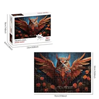 1000 Pieces Night Owl Jigsaw Puzzles for Adults Home Decor Games Family Fun Floor Puzzles Educational Toys for Kids 2