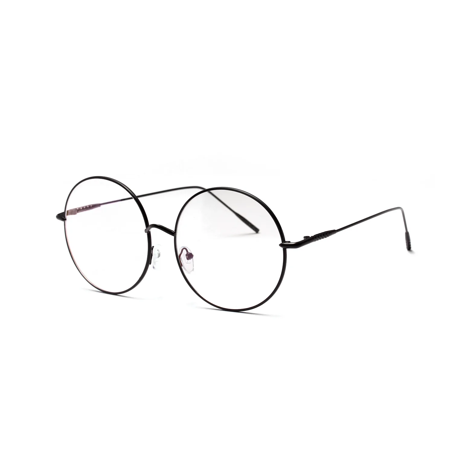 Metal Circular Flat Mirror Thin Frame Glasses eyeglasses frames eyeglass frames square eyeglasses myopia glasses optical glasses
