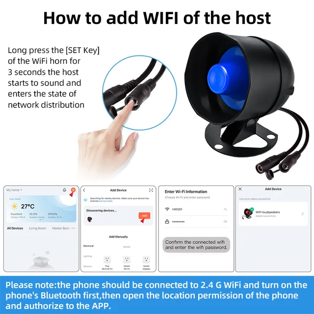 KERUI 120db WIFI Speaker Horn Home Siren Alarm Kit Burglar Security System with Infrared Motion Detector Door Sensor Siren Kit 4