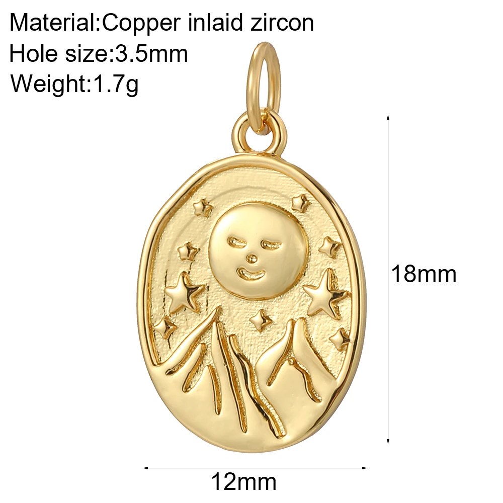 Niedliche Blumen-Charms für Schmuckherstellung, Engelskreuz, Dijes, DIY-Ohrringe, Halskette, Armband, Schlüsselanhänger, hervorragende Qualität – Detail 4