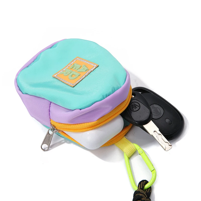 Portable Outdoor Sports Waist Bag Coin Purse Pendant Key Earphone Storage Bag Backpack Hanging Bag Wallet Pouch