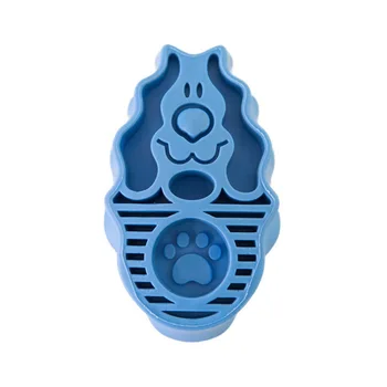 애완 동물 목욕 브러시 클리너, 고양이 강아지 세척 도구, TPE 강모, 개 마사지 빗, 빠르게 청소 브러시 도구, 부드럽고 부드러운 강모