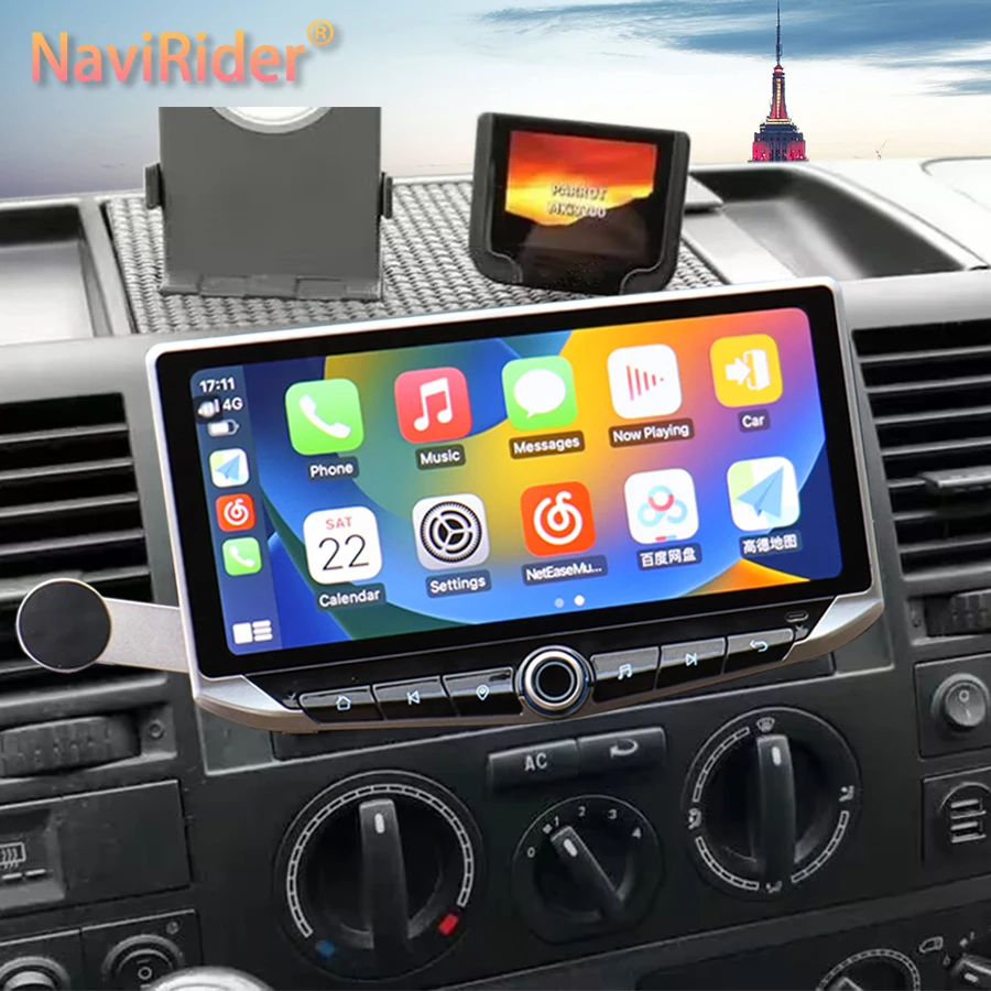 

Магнитола Qled на Android 13 для Vw Transporter 10,88, 2007 дюйма, автомобильное радио, стерео, мультимедийный видеоплеер, головное устройство для Carplay