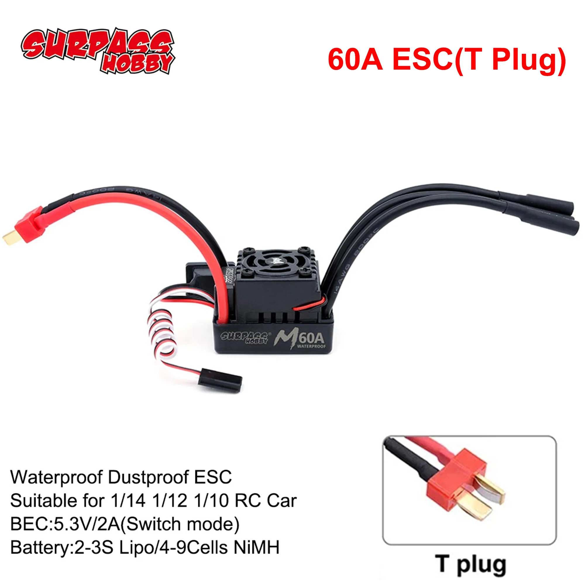Motor Sin Escobillas 3650 3800KV Para Coches RC 1/10 - Ideal Para Camiones Y Buggy (2-3S)