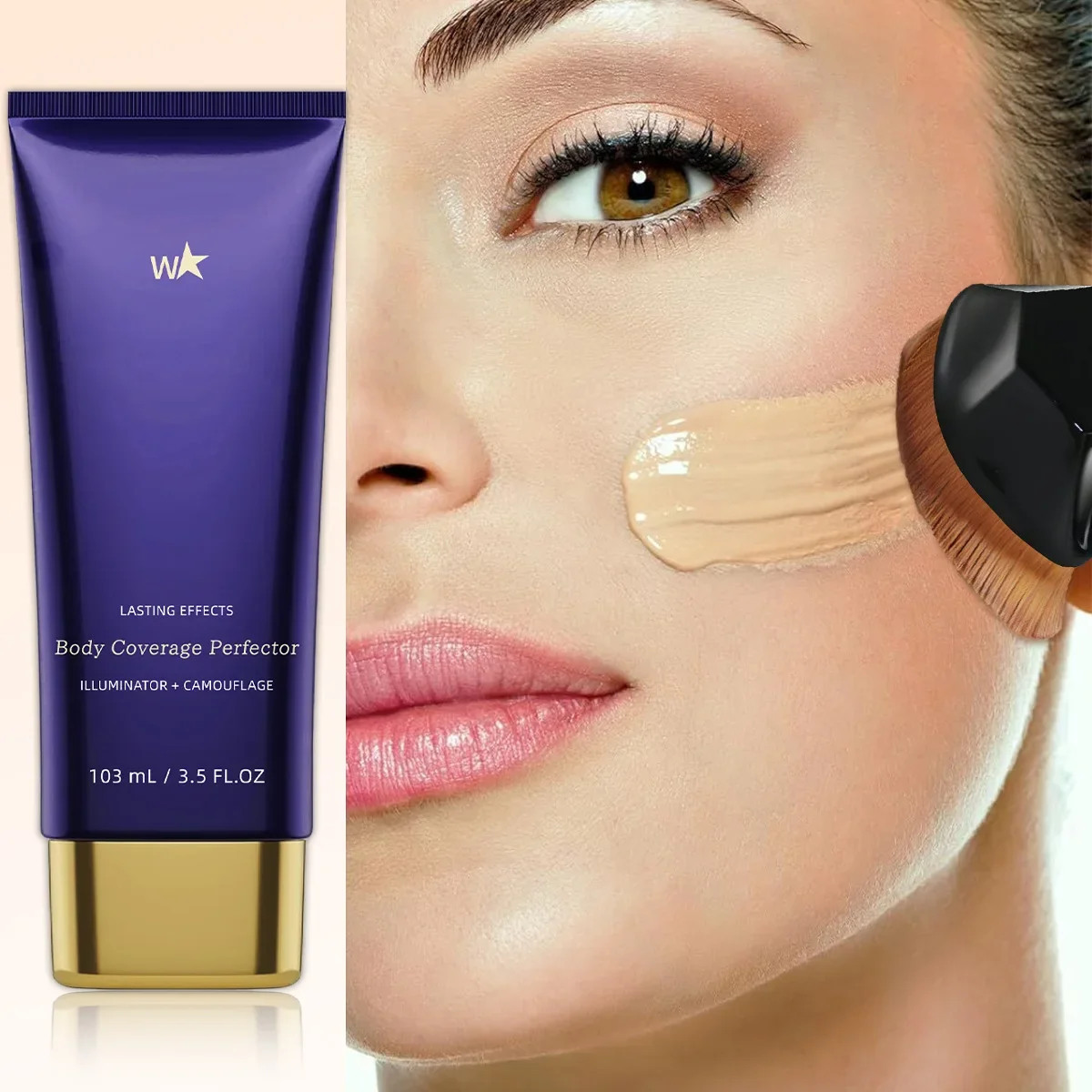 Description Picture 5 of itemFace Body Tattoo Mask Liquid Concealer Cream Waterproof Sweat-proof Longlasting Tattoo Birthmark Coverage Full Coverage Makeup
