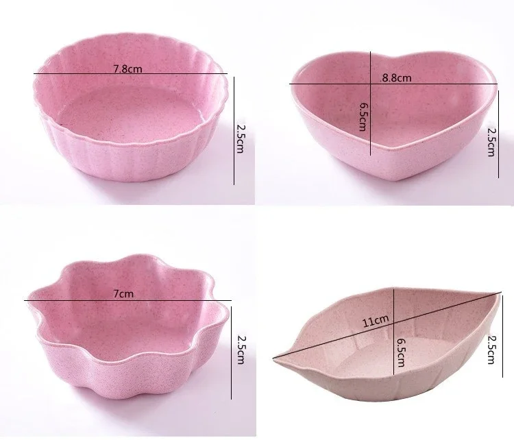 Description Picture 5 of item1pcs Leaves Shape Multifunctional Seasoning Bowl Sauce Oil Salt Vinegar Practica Household Plate Tableware Kitchen Accessories