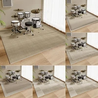Piano Drum Carpet for Living Room Light Luxury High-end Sound Insulation Non-slip Floor Mat Home Study Bedroom Rug Alfombra 러그 1