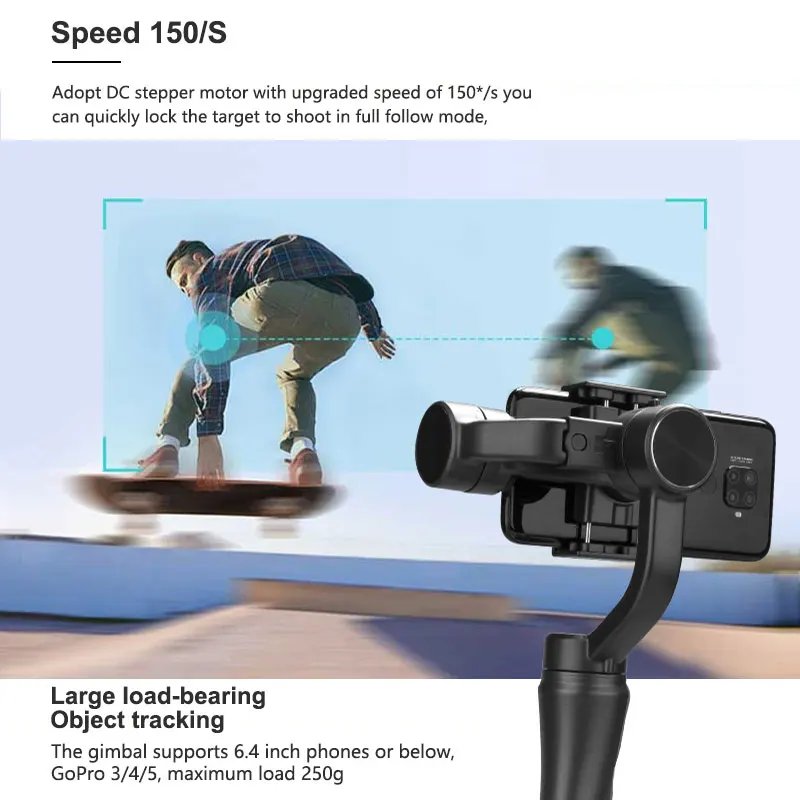 S5B / F6 3 Axis Gimbal Handheld Stabilizer Cellphone Action Camera Holder Anti Shake Video Record Smartphone Gimbal For Phone handheld gimbal stabilizer,handheld gimbal,gimbal stabilizer