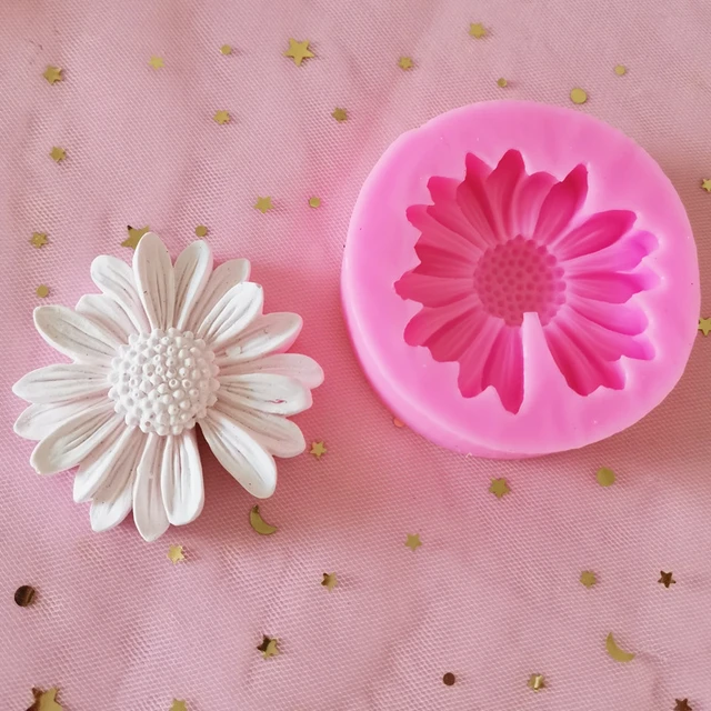 Silicone Flower Mold Rose Fondant Cake Mold Flower Candle Making Molds  Plaster Car Pendant Flower Mold Arnation Flower Mold - Baking & Pastry  Tools - AliExpress