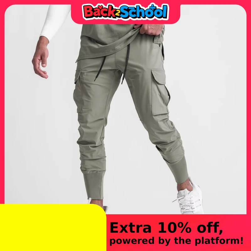 New camouflage Sport Pants Men's Fitness Trousers Summer Thin Loose Quick-Drying Stretchy sweatpants Running Training Pants