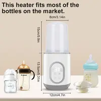 Baby Bottle Warmer 6 In 1 Automatic Baby Milk Warmer Baby Food Heater Safe Fast Feeding Bottle Warmer For Breastmilk Formula 1