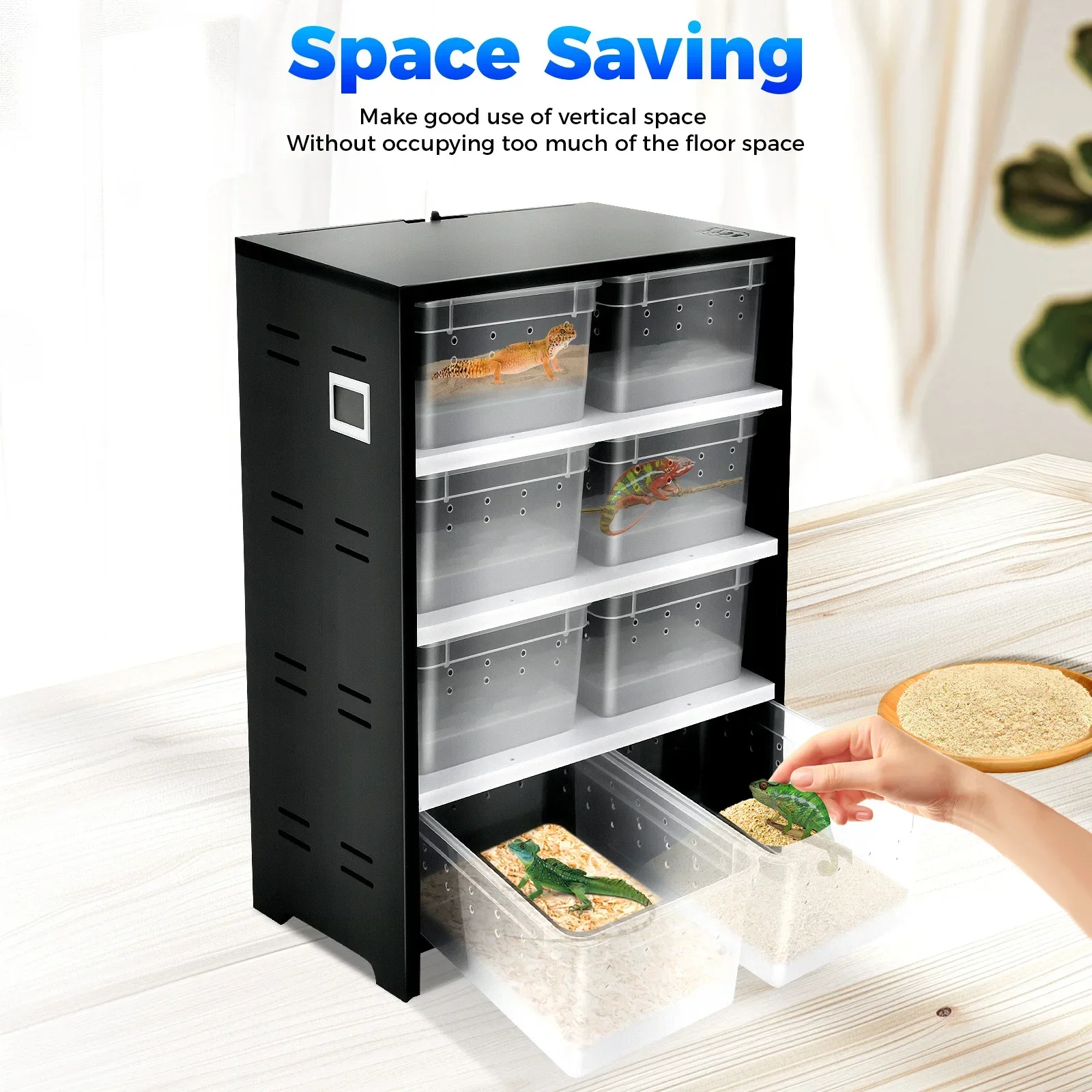 Reptile Breeding Cabinet with Heating 3
