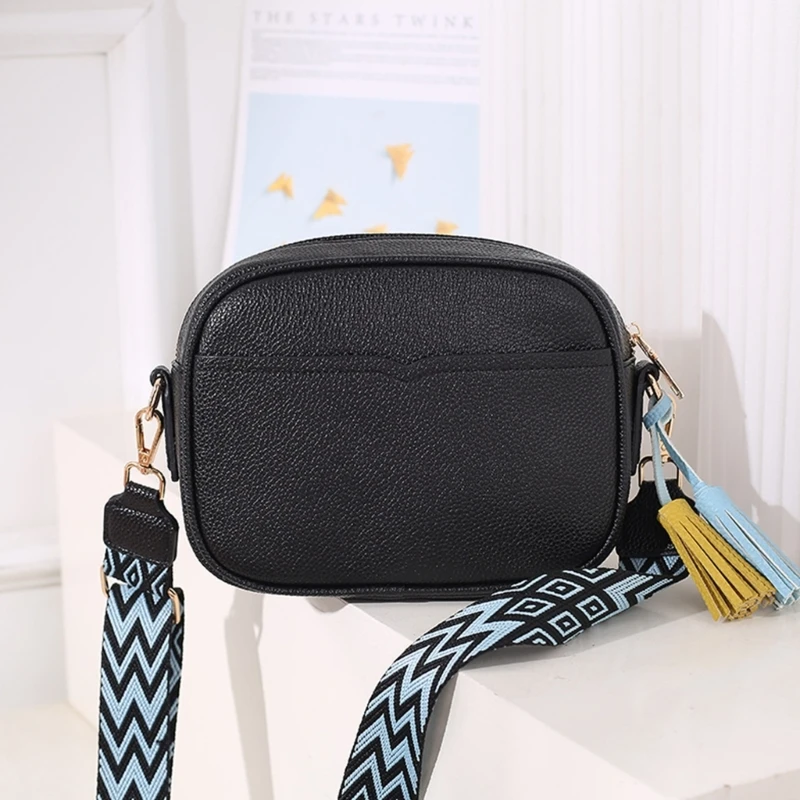 

Women Crossbody Bag Small PU Leather Shoulder Bag With tassels For Female Sling Bag Lady Phones Purse Handbag