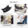 Beard Catcher Cape Bib Mirror Suction Cup Apron Hair Shave Beard Catcher Clean Care Waterproof Floral Cloth With Two Suctio 6